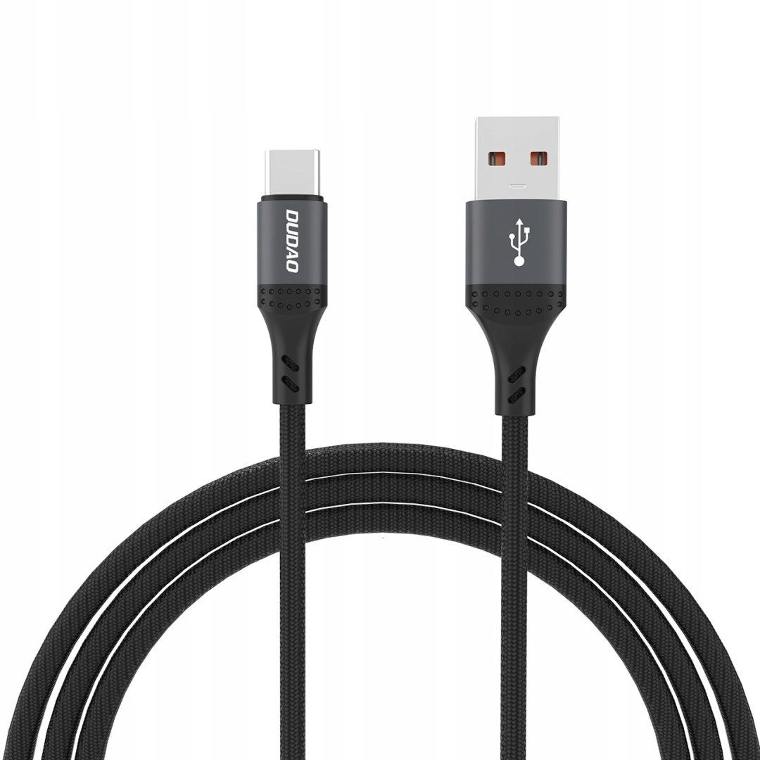 Kabel przewód z oplotem L3ST Usb-a Usb-c 5A 1.2m czarny