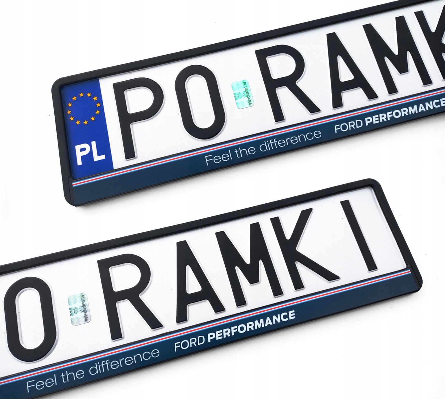 Ford Performance Fiesta Focus Mondeo Kuga ramki pod tablice rejestracyjne