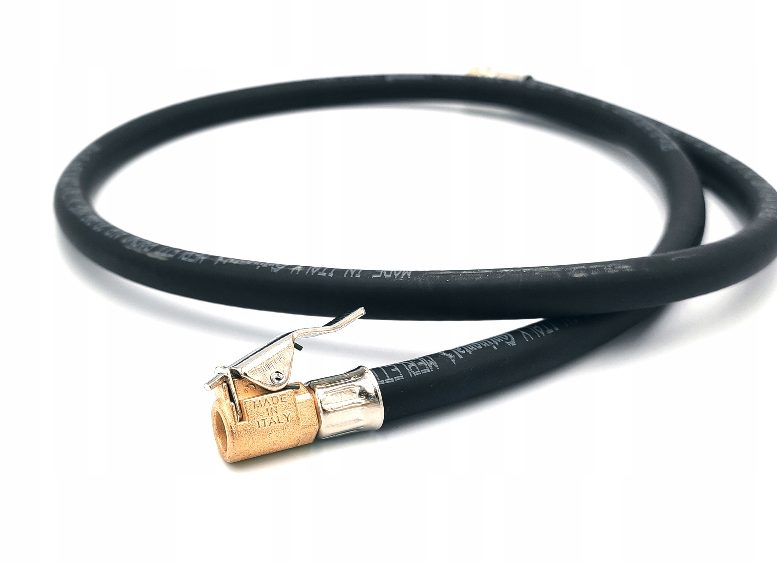 

Wężyk do pompowania kół 100cm 1/4 cala 20bar black