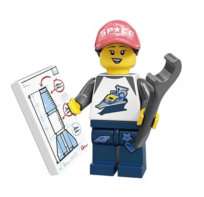 Lego 71027 seria 20 Space Fan figurka nowa, zamknięta nienacinana!