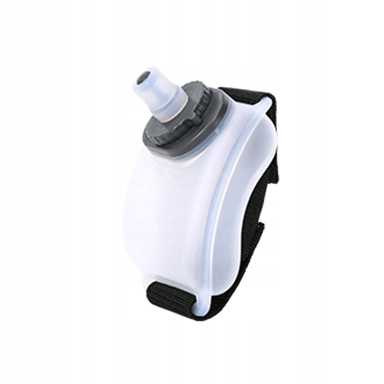 Przenośna silikonowa butelka na wodę 200 ml przezr Marka bez marki