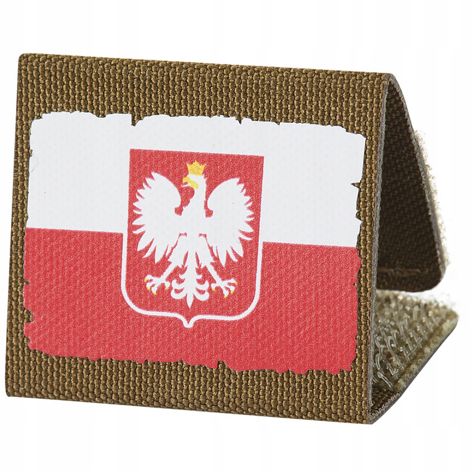 Naszywka emblemat Molle patch flaga Polski godło M-Tac coyote