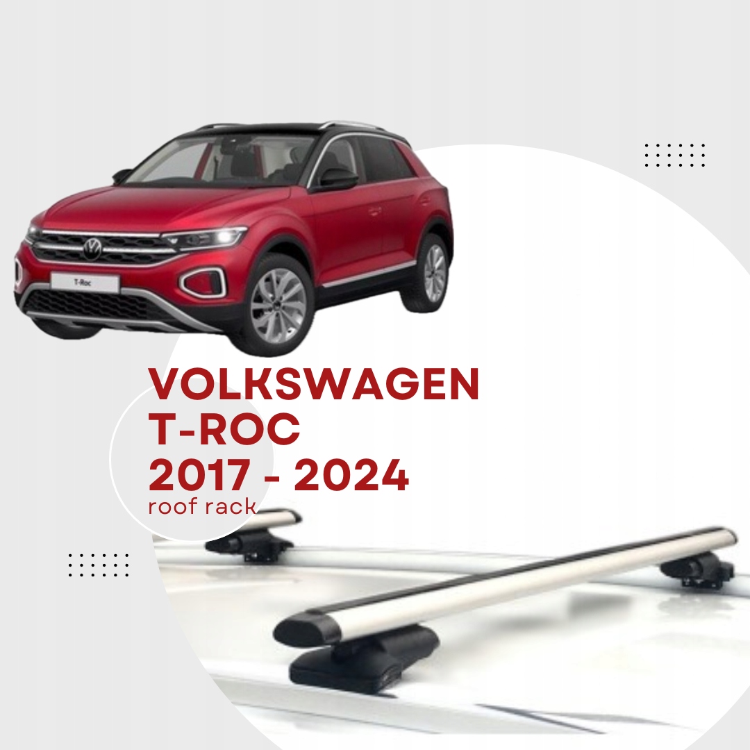 Bagażnik dachowy belki poprzeczki VW T-Roc 17-..