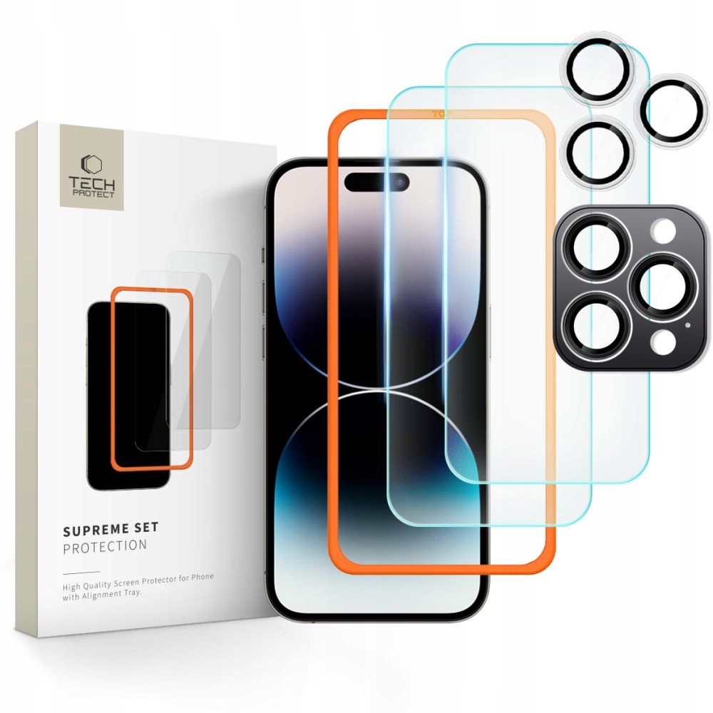 Tech-Protect Supreme SEt 3-Pack do iPhone 16 Pro Max