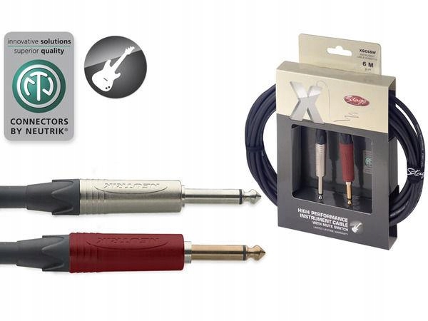 Stagg XGC6SW kabel instrumentalny 6m
