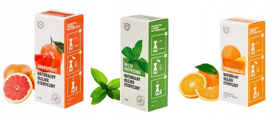 

Zestaw naturalnych olejków eterycznych motywacja
