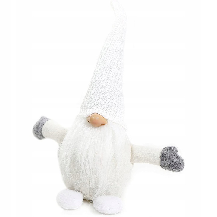 

Skrzat Krasnal Biały Ozdoba Świąteczna 35