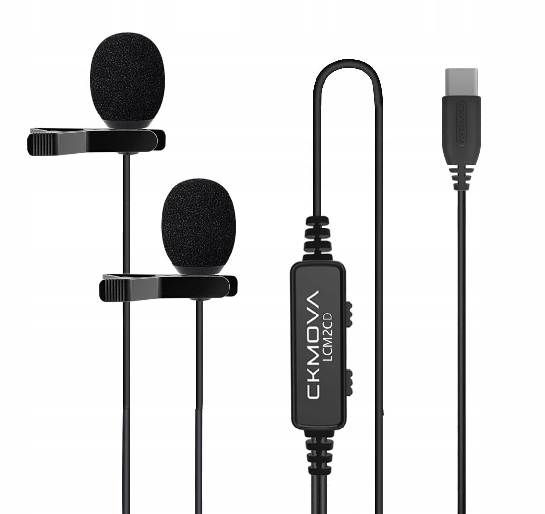 CKMOVA LCM2CD - podwójny mikrofon krawatowy USB C Kod producenta CK MOVA