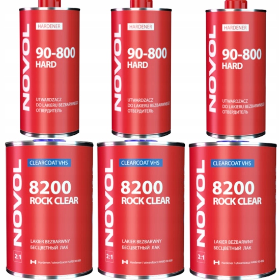 NOVOL 8200 ROCK CLEAR LAKIER BEZBARWNY VHS 4,5L