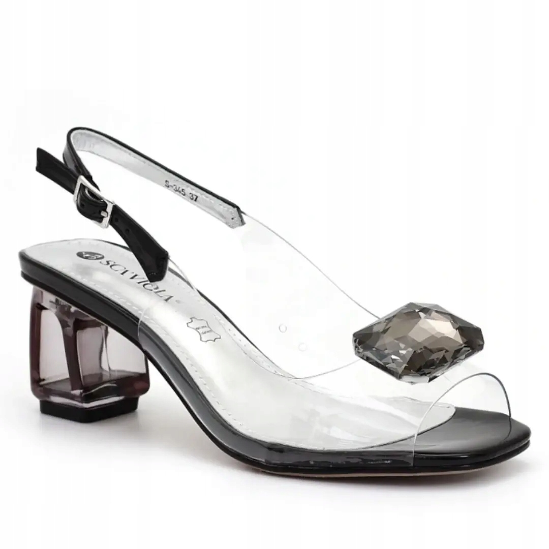 Dámské sandály Scaviola S-345 černé 39, Černá