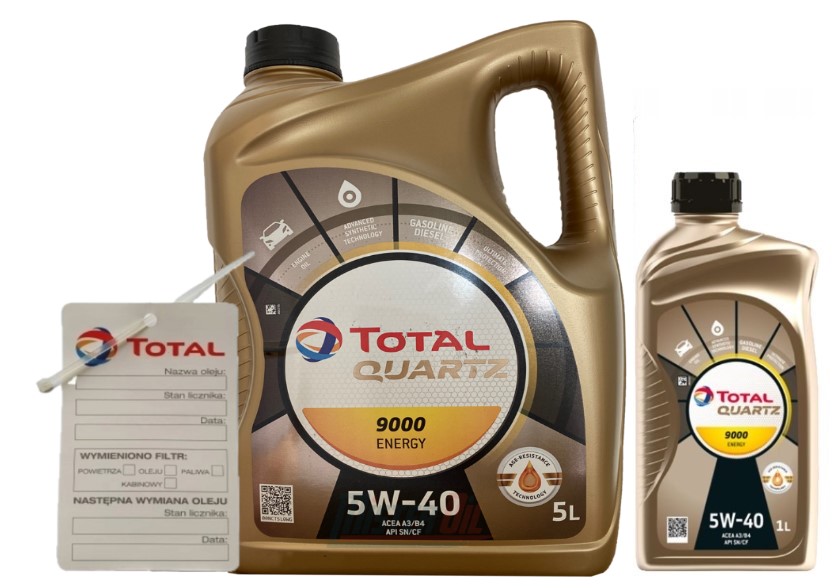 Olej silnikowy TotalEnergies Quartz 9000 Energy 6 l 5W-40 (5+1) 6L