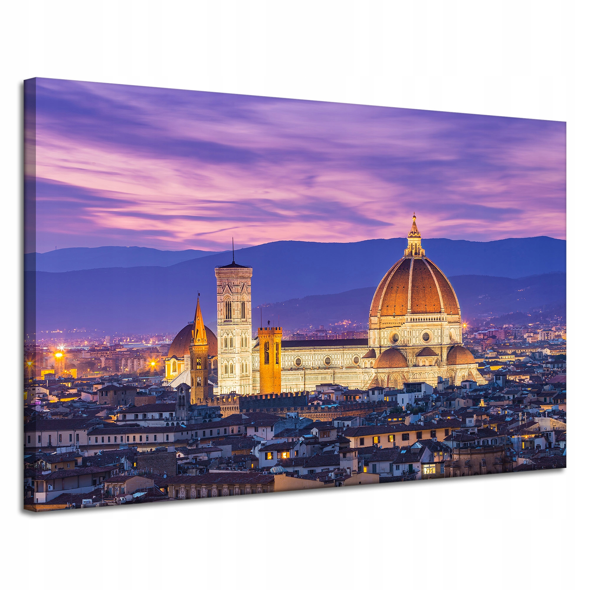 Obraz Canvas Architektura Florencie v noci 120x80 cm