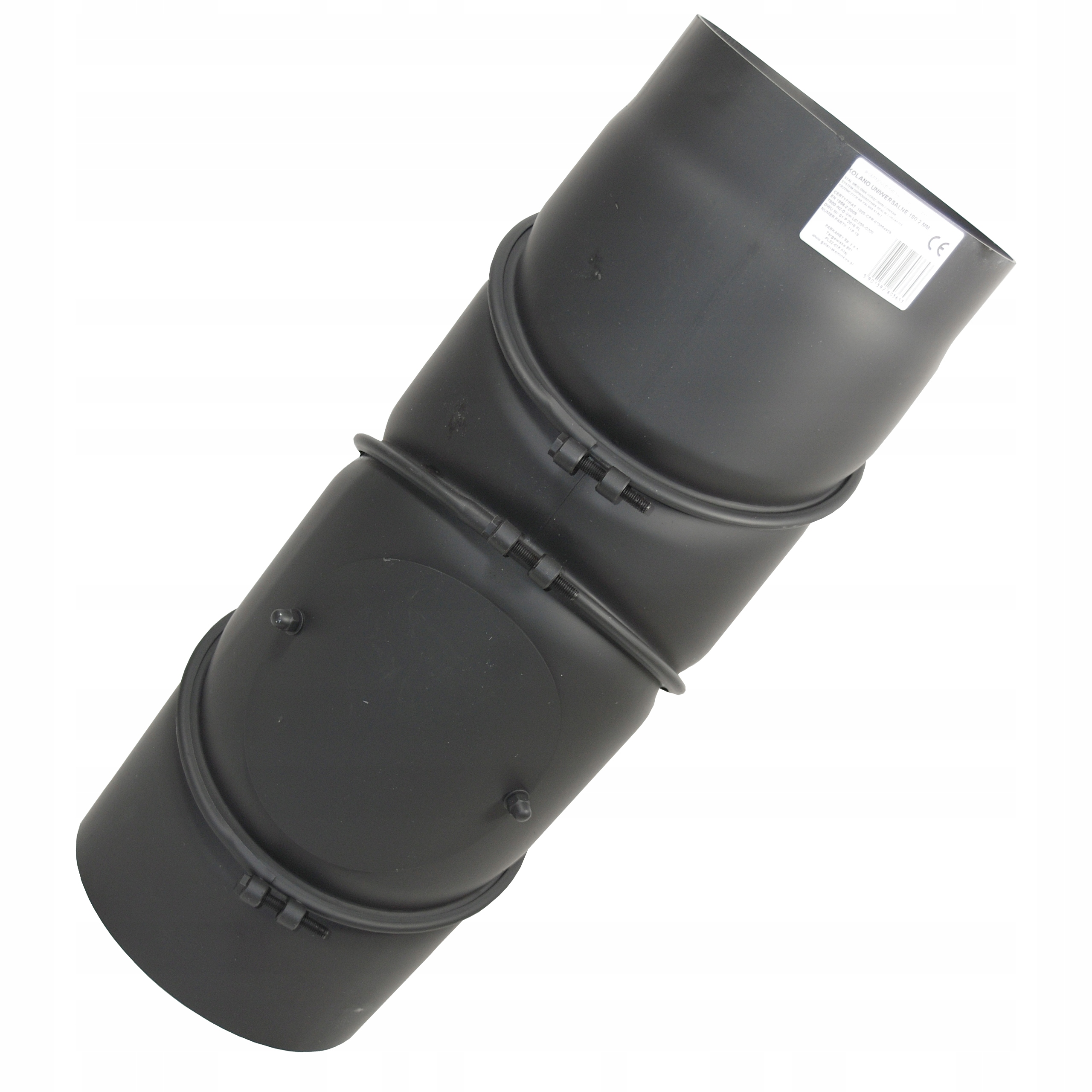 Kolano spalinowe nastawne 4 segmentowe fi150 KOMIN Kod producenta 12327