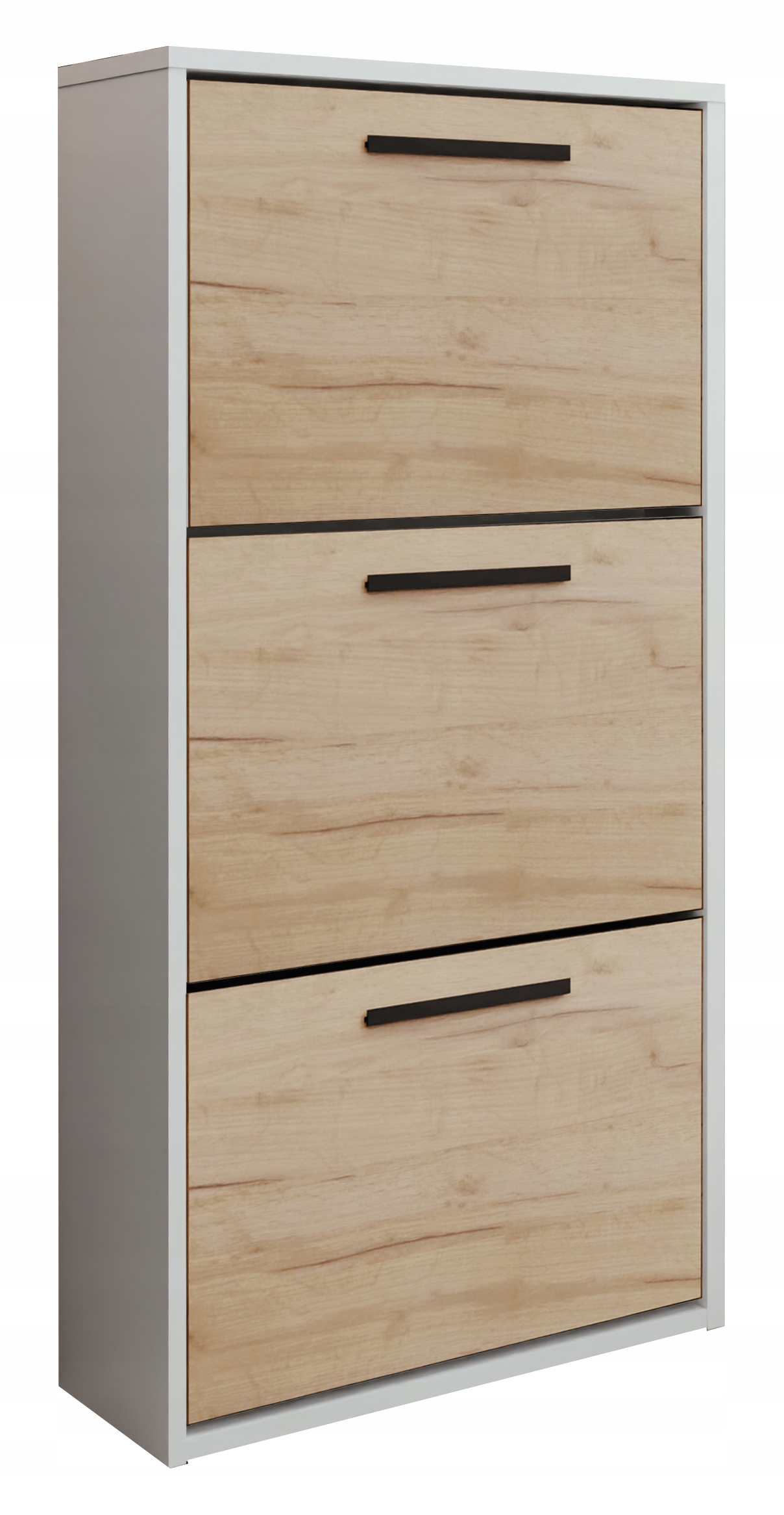 Botník s výklopným stojanem Jasper bílá dub craft zlatý