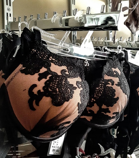 Komplet biustonosz figi 80C + L push up Balaloum Rozmiar 80C