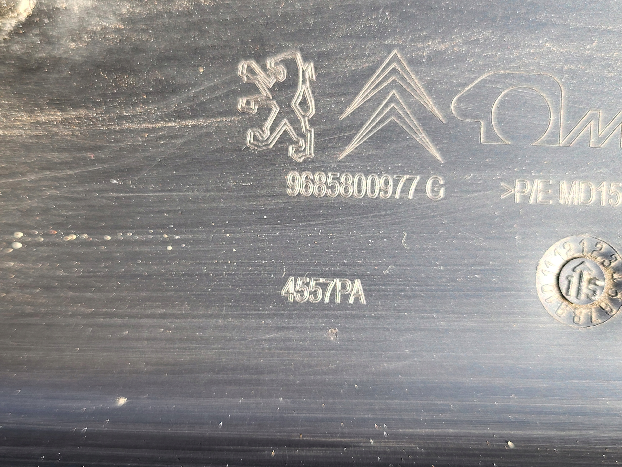 moulding threshold left cap for threshold left PEUGEOT PARTNER II BERLINGO 2 OE