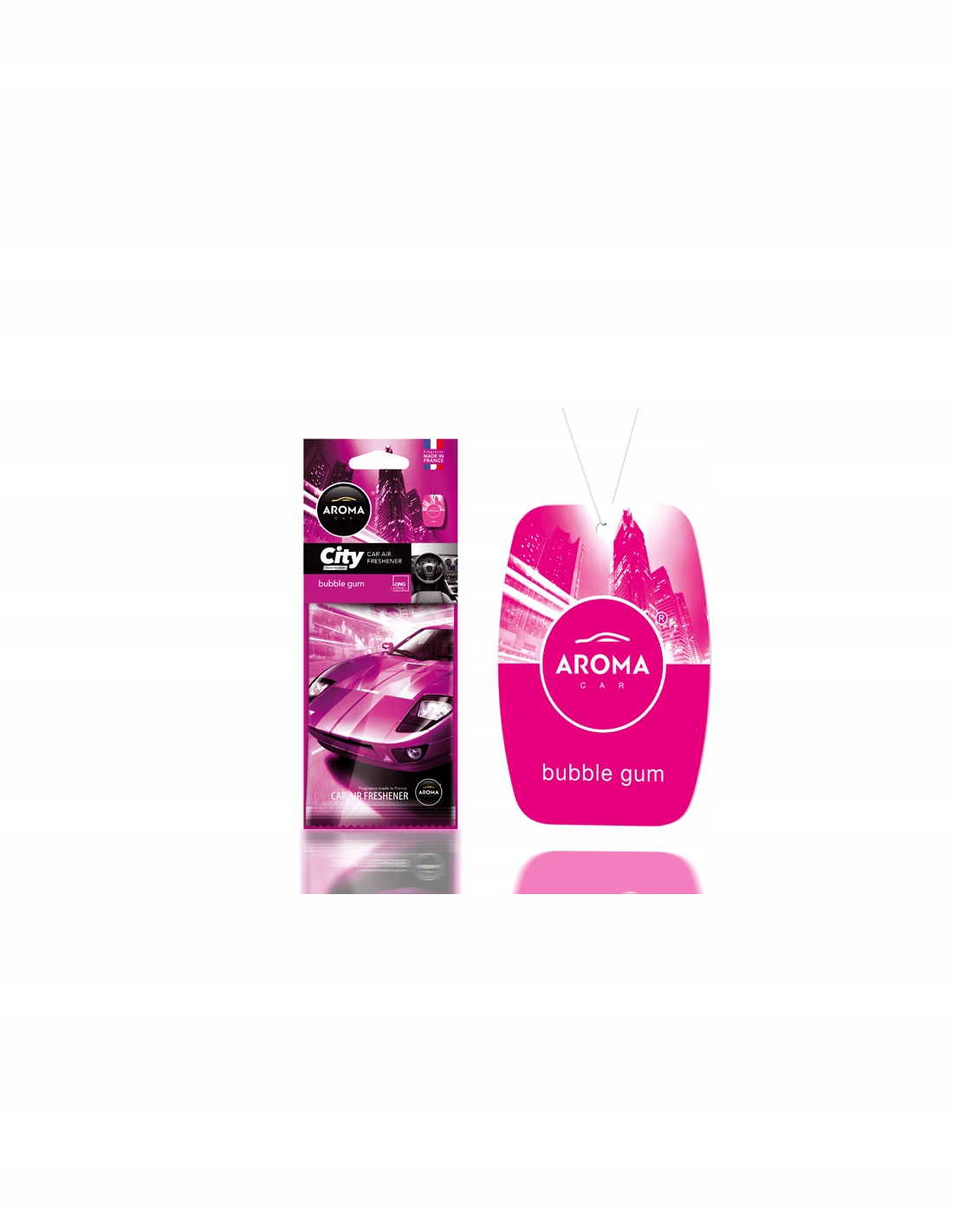 Zawieszka zapachowa Aroma Car City Card Bubble Gum