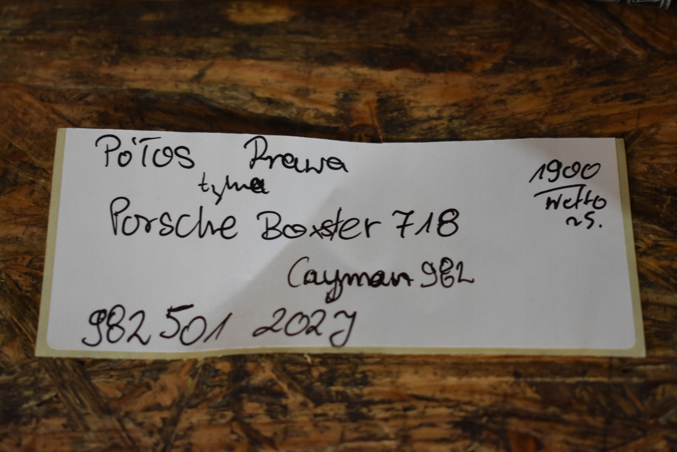 IDEALNA semi-axis rear right PORSCHE BOXSTER 718 CAYMAN 982 1