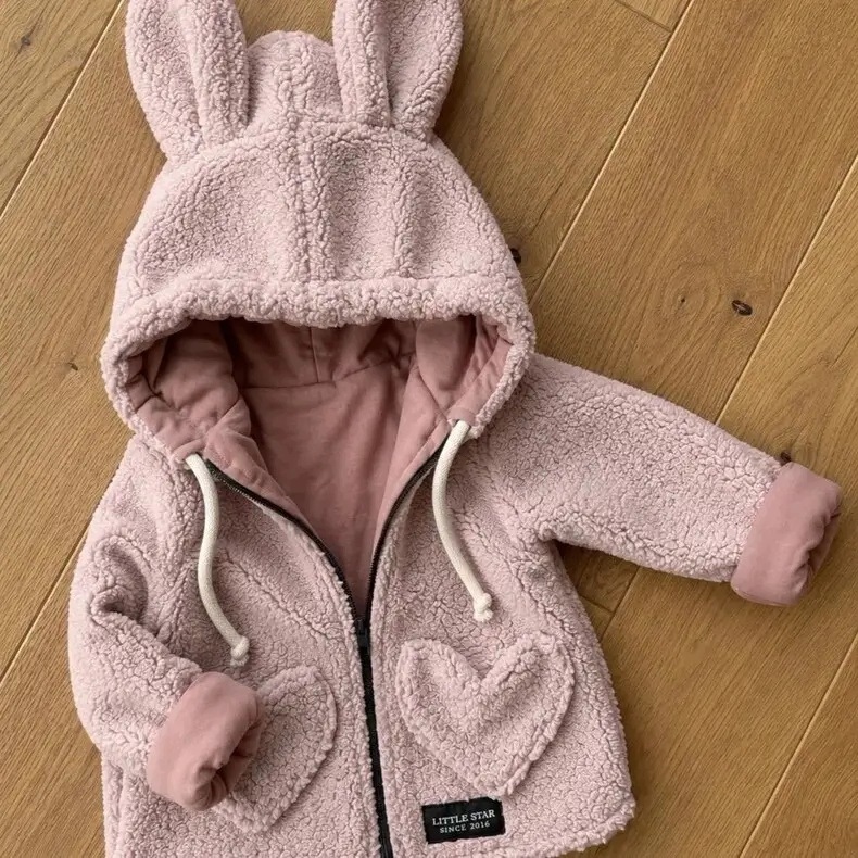 Bluzo kurtka Baranek Little Star Kolor Róż 86