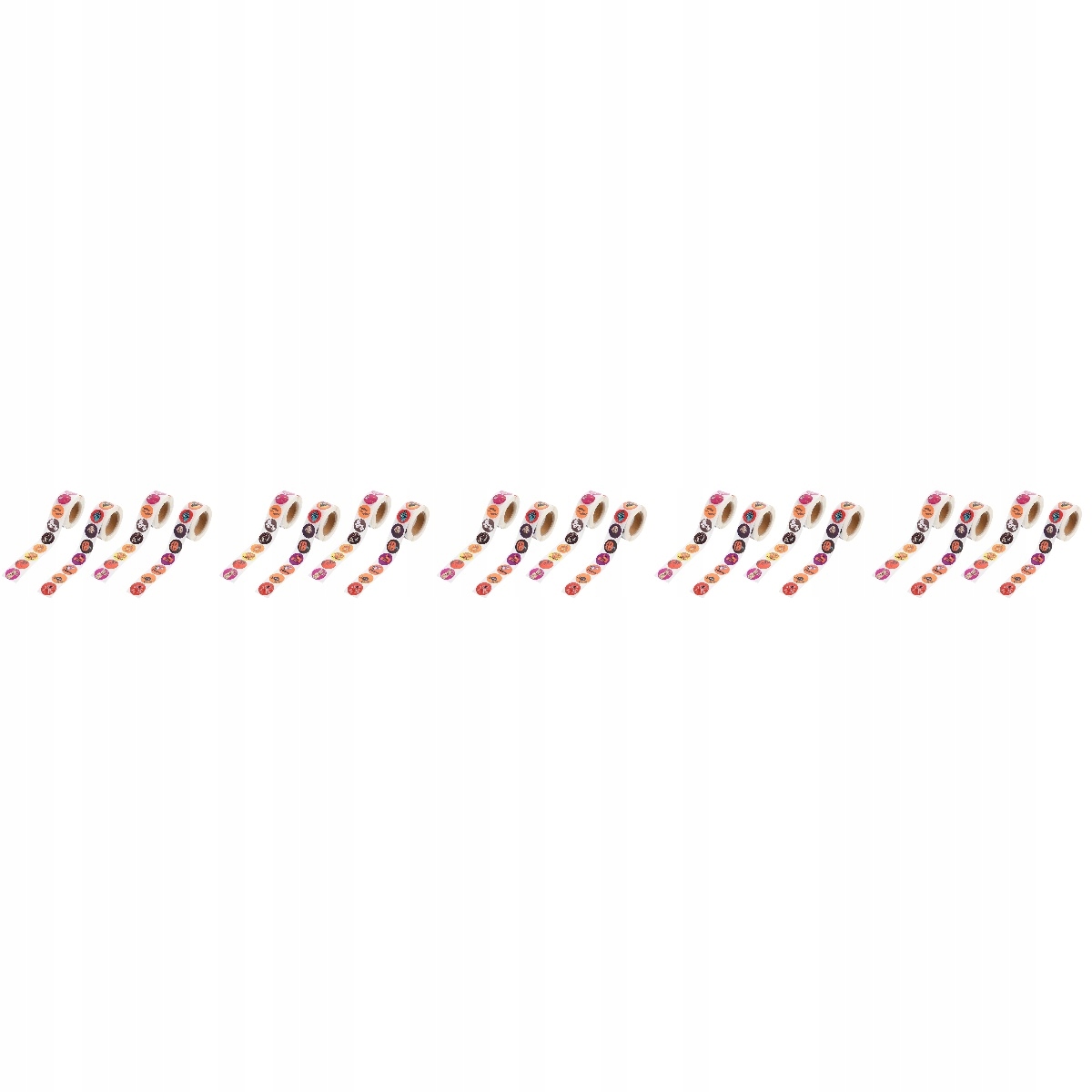 20 ROLEK NAKLEJEK NOWOŚĆ PREZENTY HALLOWEEN OKRĄGŁY ŚW EAN (GTIN) 6932133841448