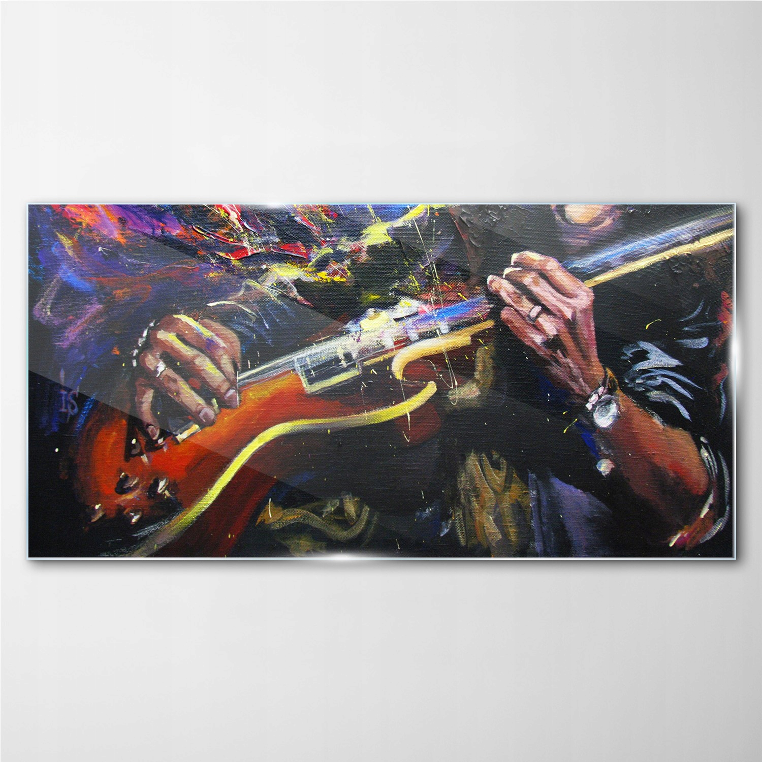 

Obraz na ścianę szklany Muzyka gitara 140x70 cm