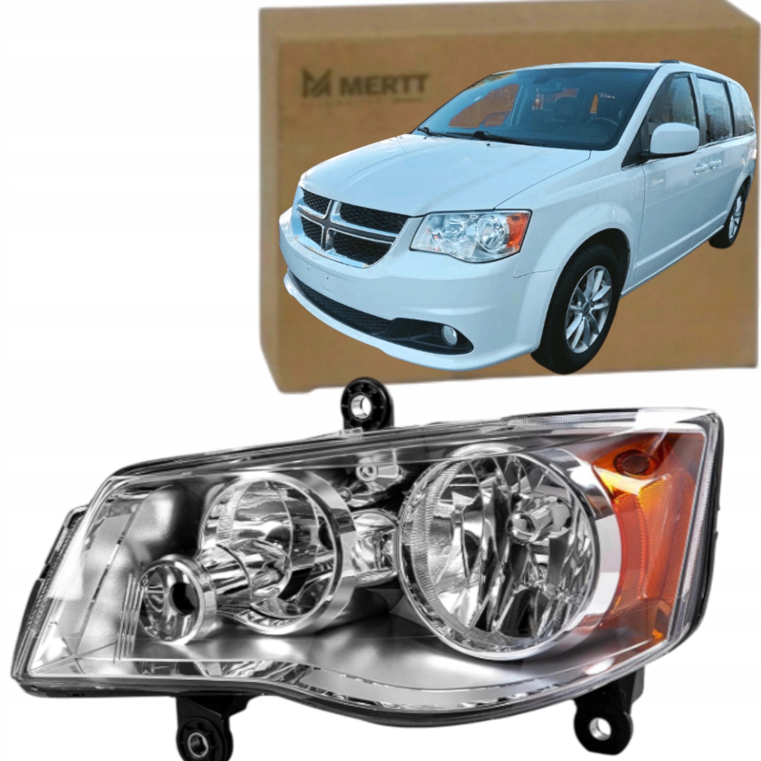 Světlomet Světlo Přední Levý 5113337AC Dodge Grand Caravan 2008-2016