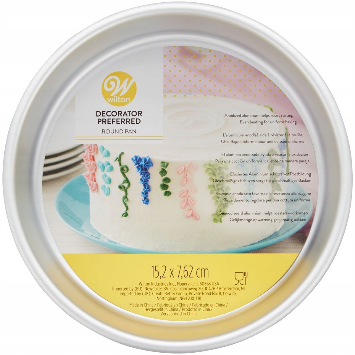 

Forma aluminiowa do ciasta Wilton okrągła 15,2 cm