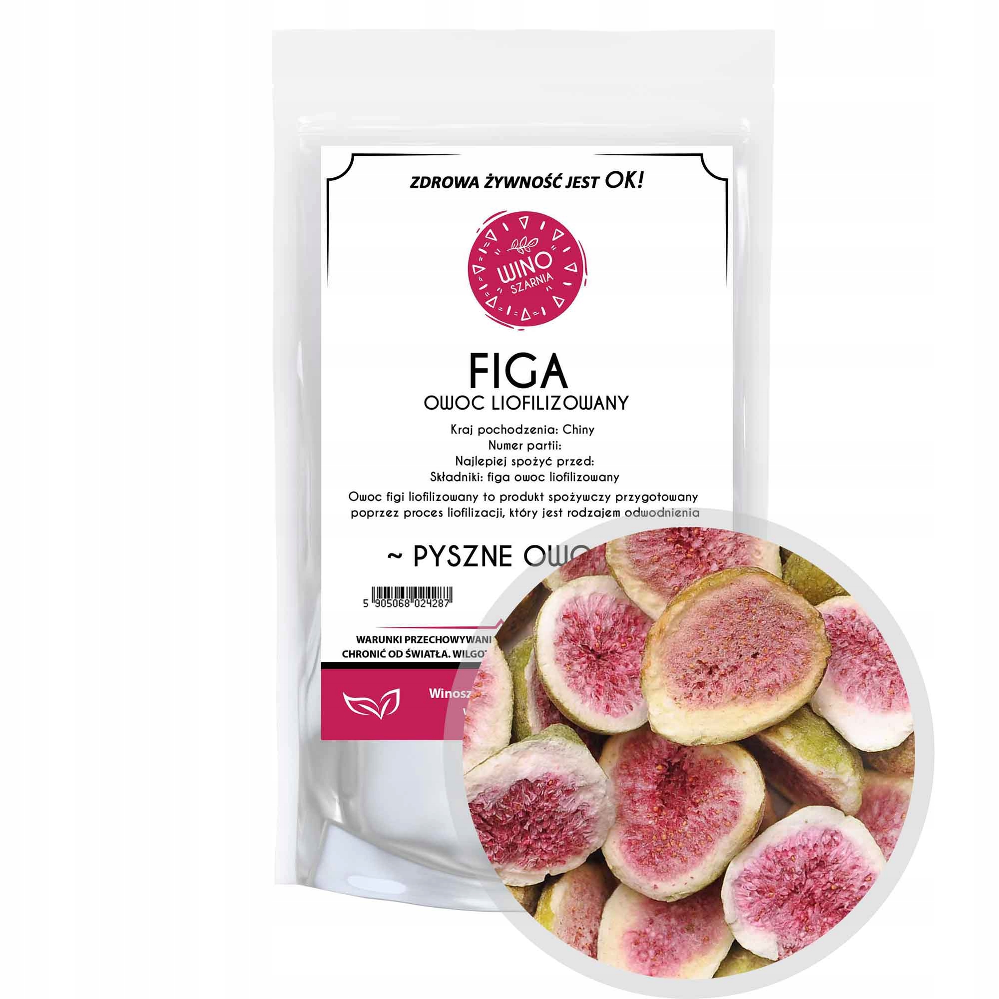 Fík lyofilizovaný, poloviční, lahodné ovoce, lyofilizované ovoce 500 g