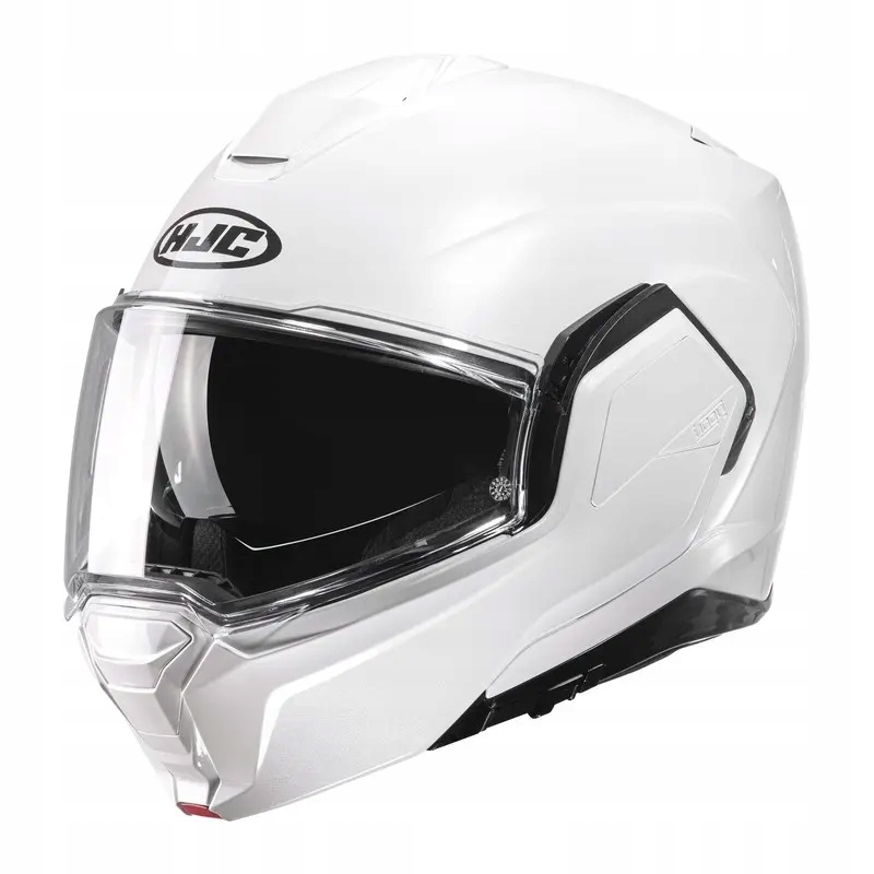 Výklopná prilba na motorku s otočnou čeľusťou Hjc I100 Pearl White XXL