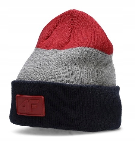 

4F Czapka Zimowa Chłopięca Junior JCAM002 Czerwona