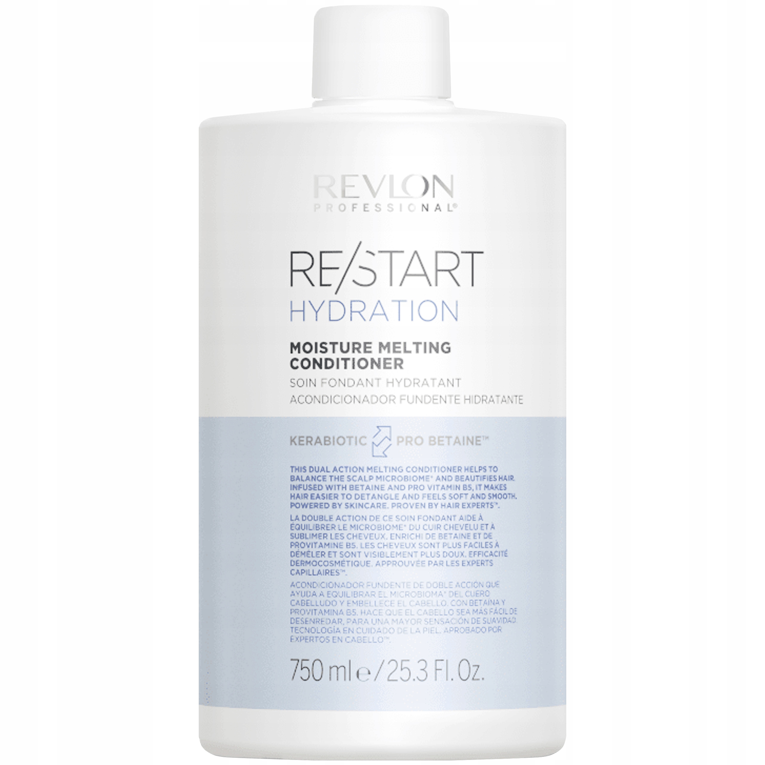 Hydratační kondicionér na vlasy Revlon Restart Hydration Melting, 750 ml