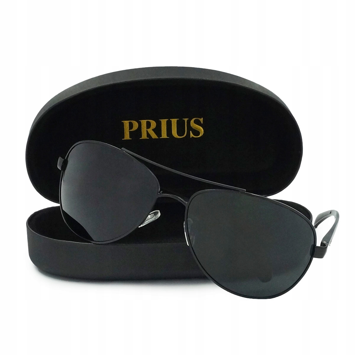 MĘSKIE OKULARY POLARYZACYJNE PILOTKI FLEX ALUMINIUM 122 C