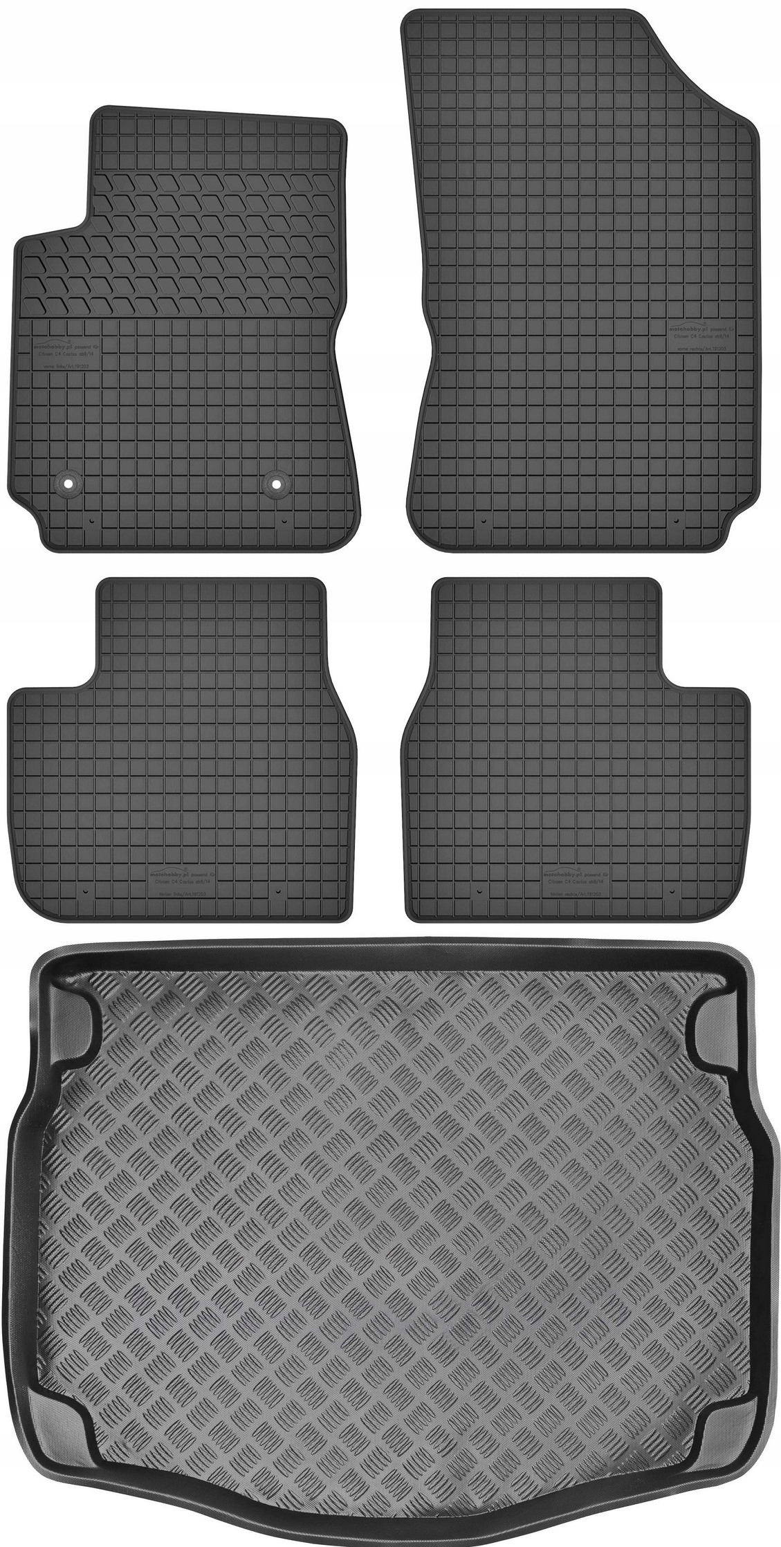 

Citroen C4 Cactus I 2014-2020 Dywaniki mata