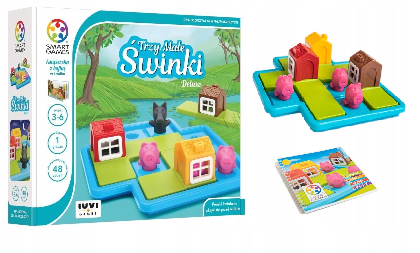 Gra planszowa Iuvi Games Smart Games Trzy Małe Świnki