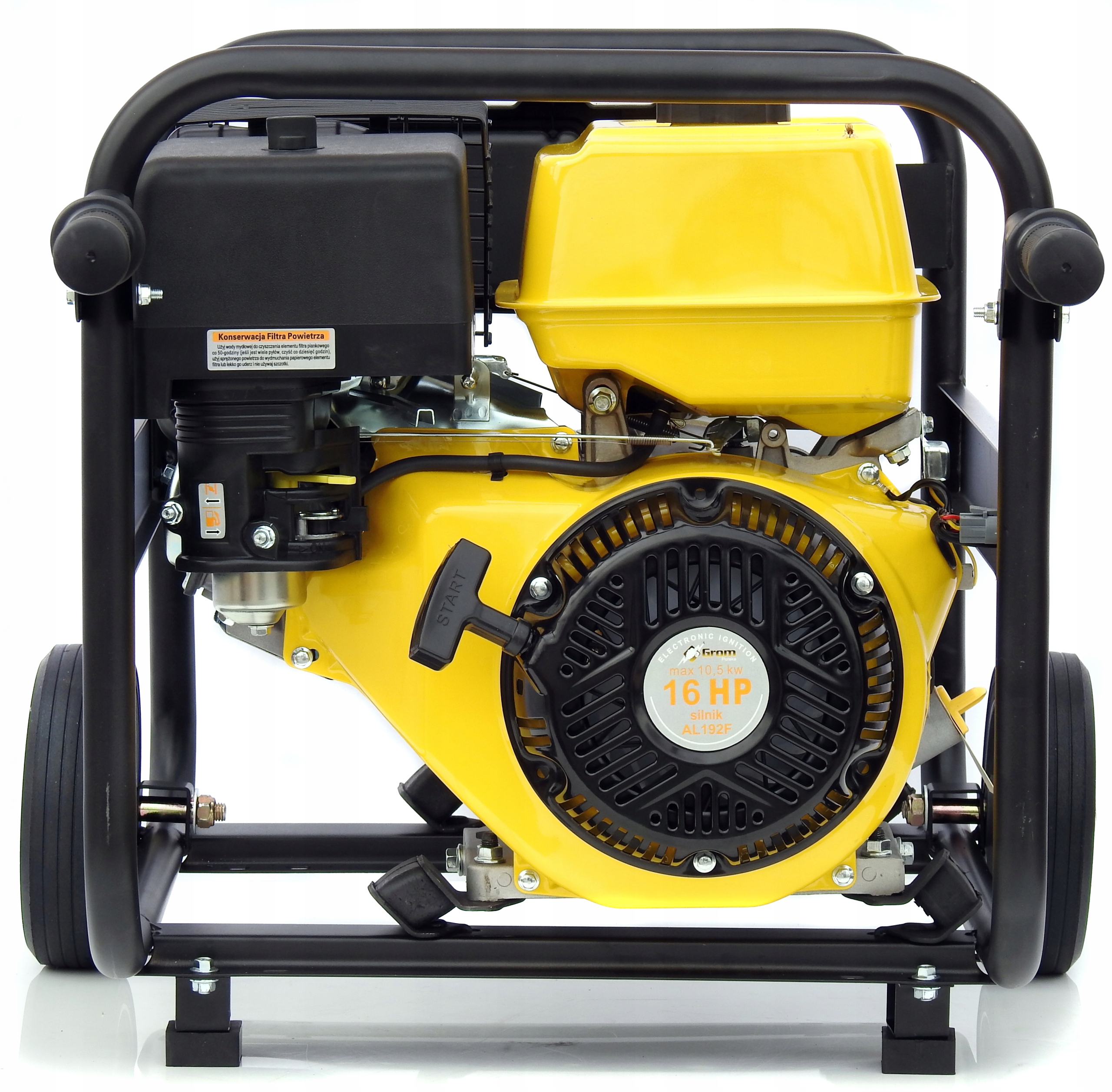 PROFESJONALNY AGREGAT PRĄDOTWÓRCZY 11,8kw AVR+ MIEDŹ STOJAN+WIRNIK KowaL Model A13