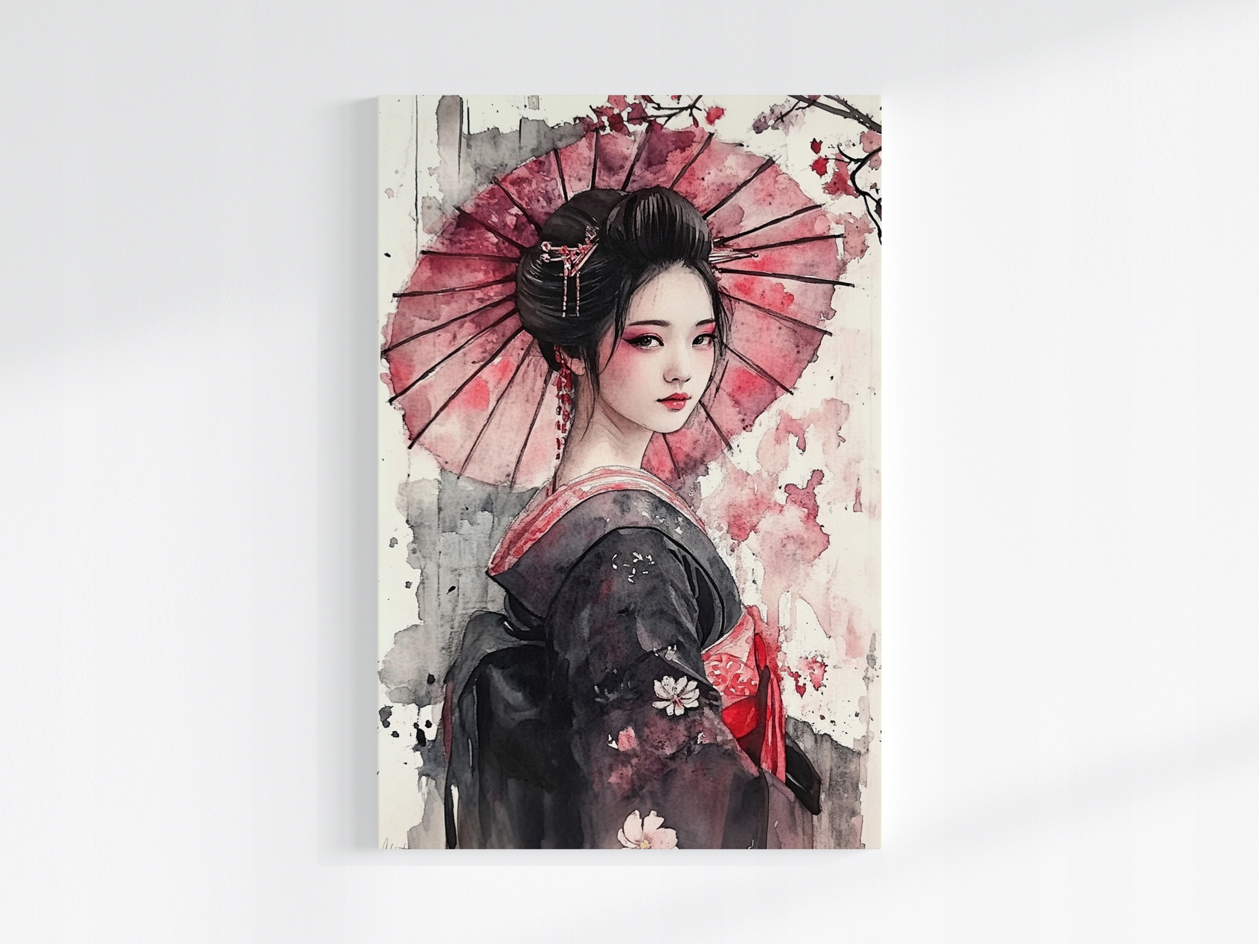 Obraz Na Plátně Canvas Portrét Žena Gejša Japonsko Tradice Asie 80x120