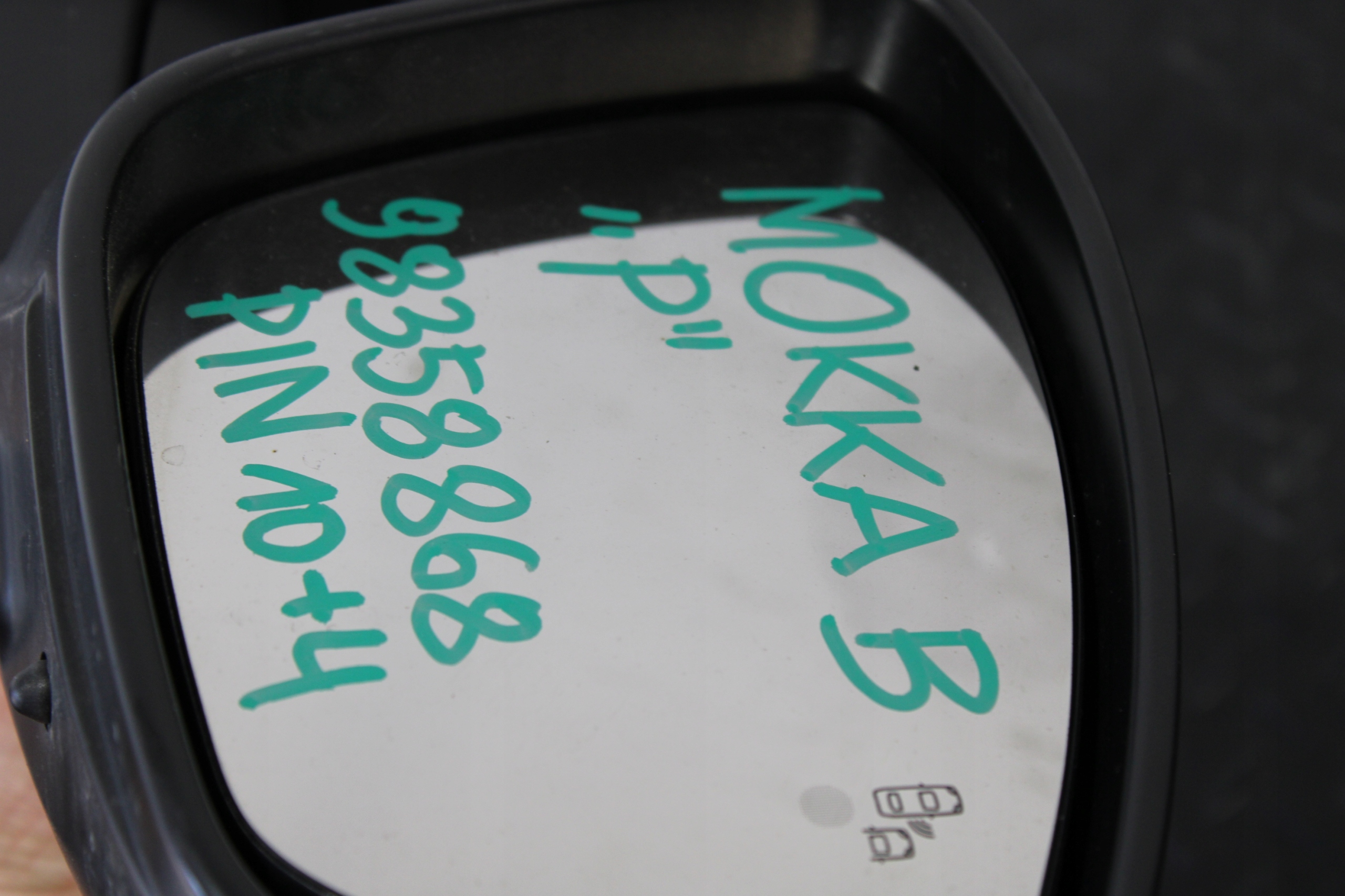 mirror right 14 vertical OPEL MOKKA B II 2