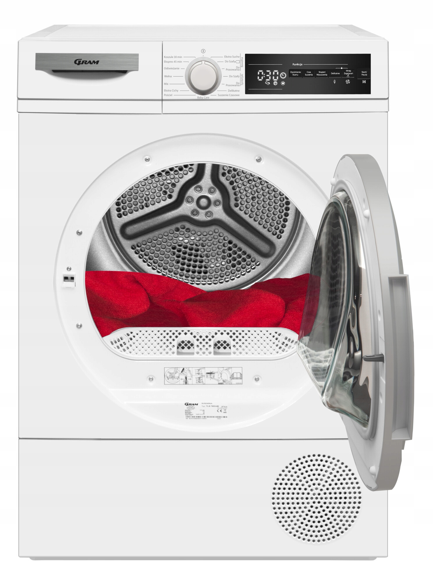 Suszarka do ubrań GRAM TLS 7953-80 Model TLS 7953-80