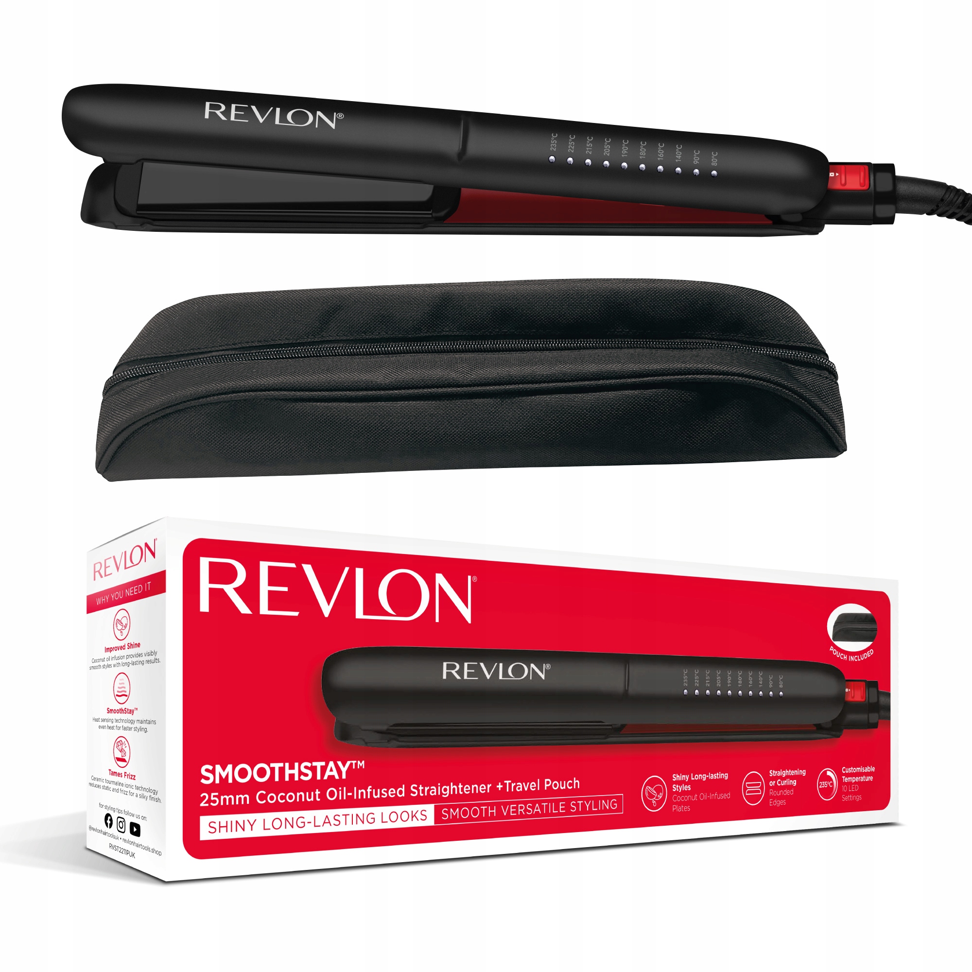 Prostownica REVLON Smoothstay RVST2211PE czarny