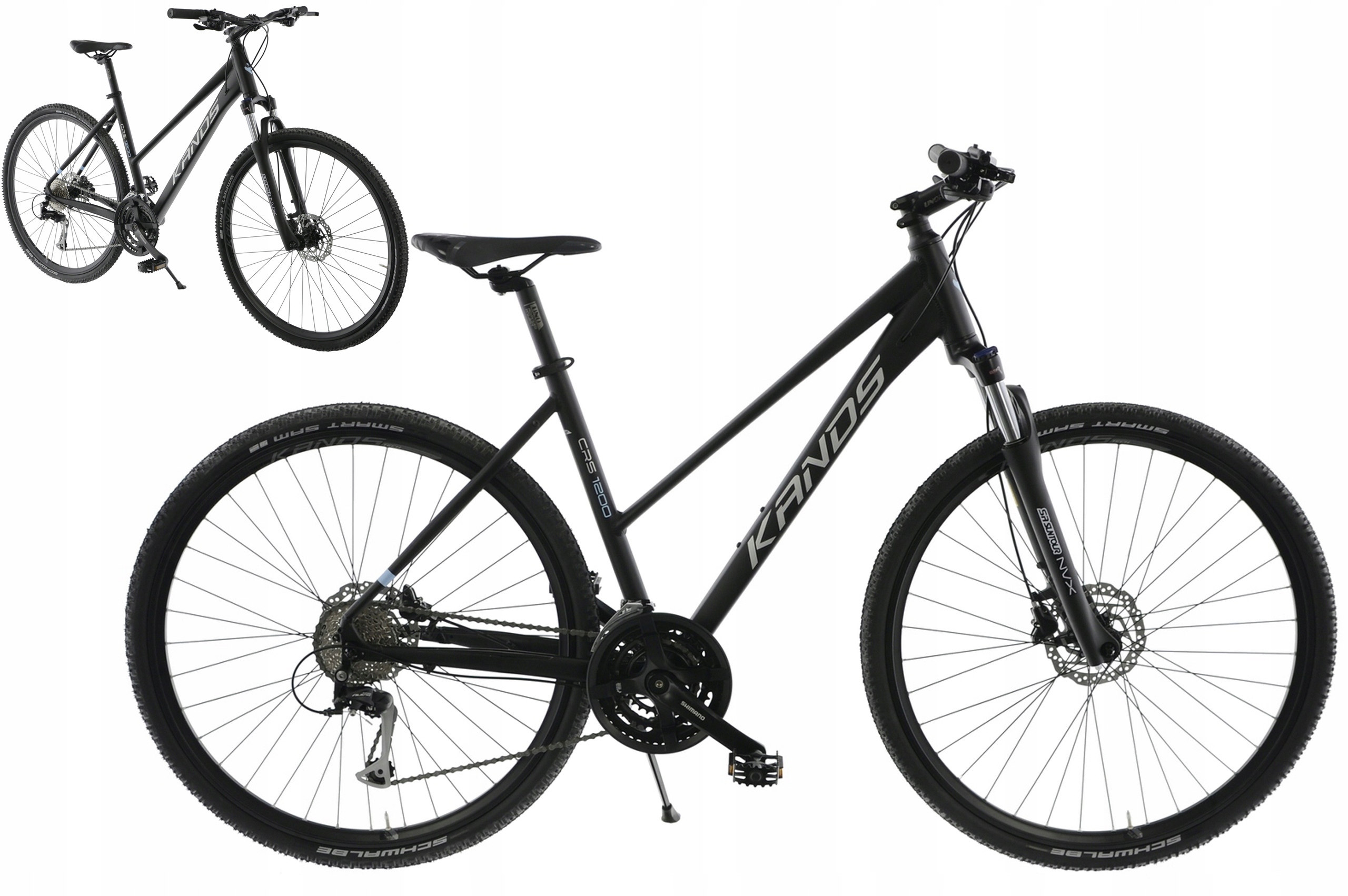 Rower crossowy 28" Kands Crs 1200 rama 17" czarny R24