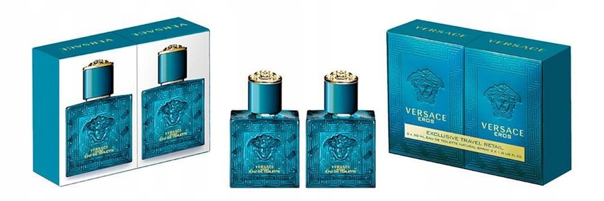 Versace Exkluzivní cestovní sada Eros – toaletní voda 2x 30 ml (celkem 60 ml)