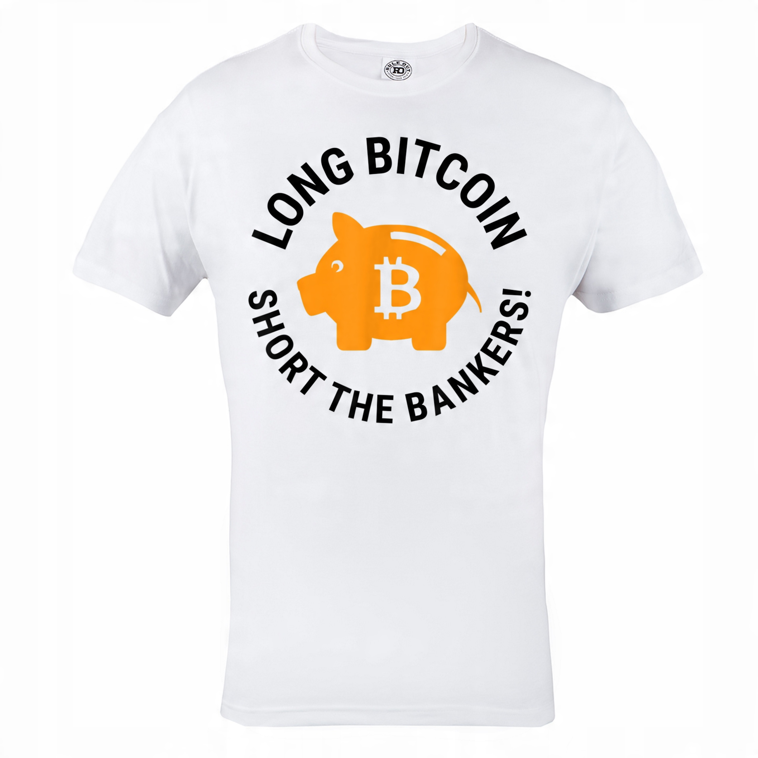 

Męska Koszulka Z Nadrukiem Bitcoin Kryptowaluty