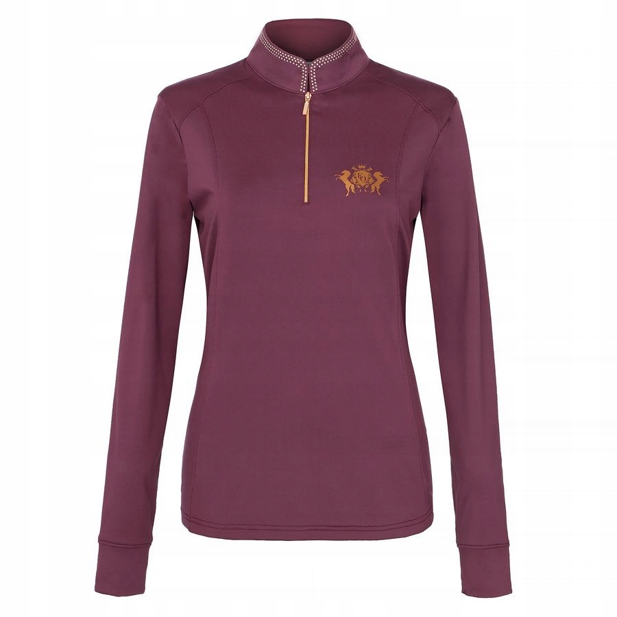 Koszula termiczna Mackenzie ocieplana bluzka z dł rękawem Eq plum L/40