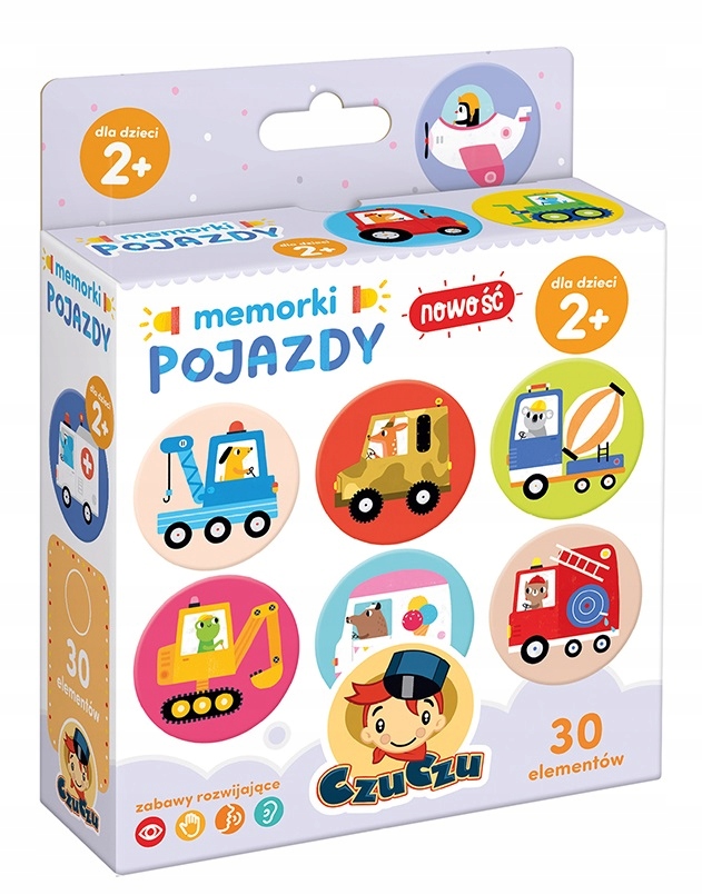 Memorki Pojazdy 30 Elementów CzuCzu