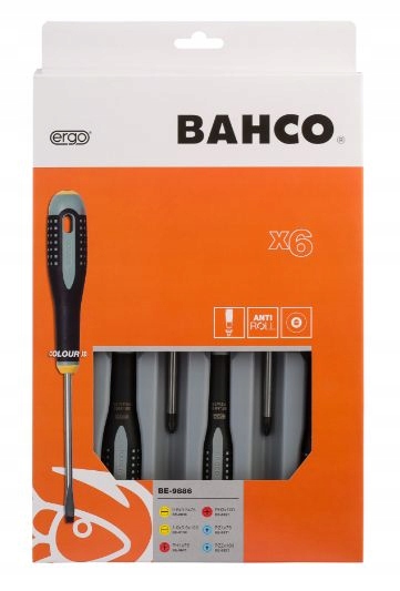 

Zestaw Wkrętaków Bahco BE-9886 6el
