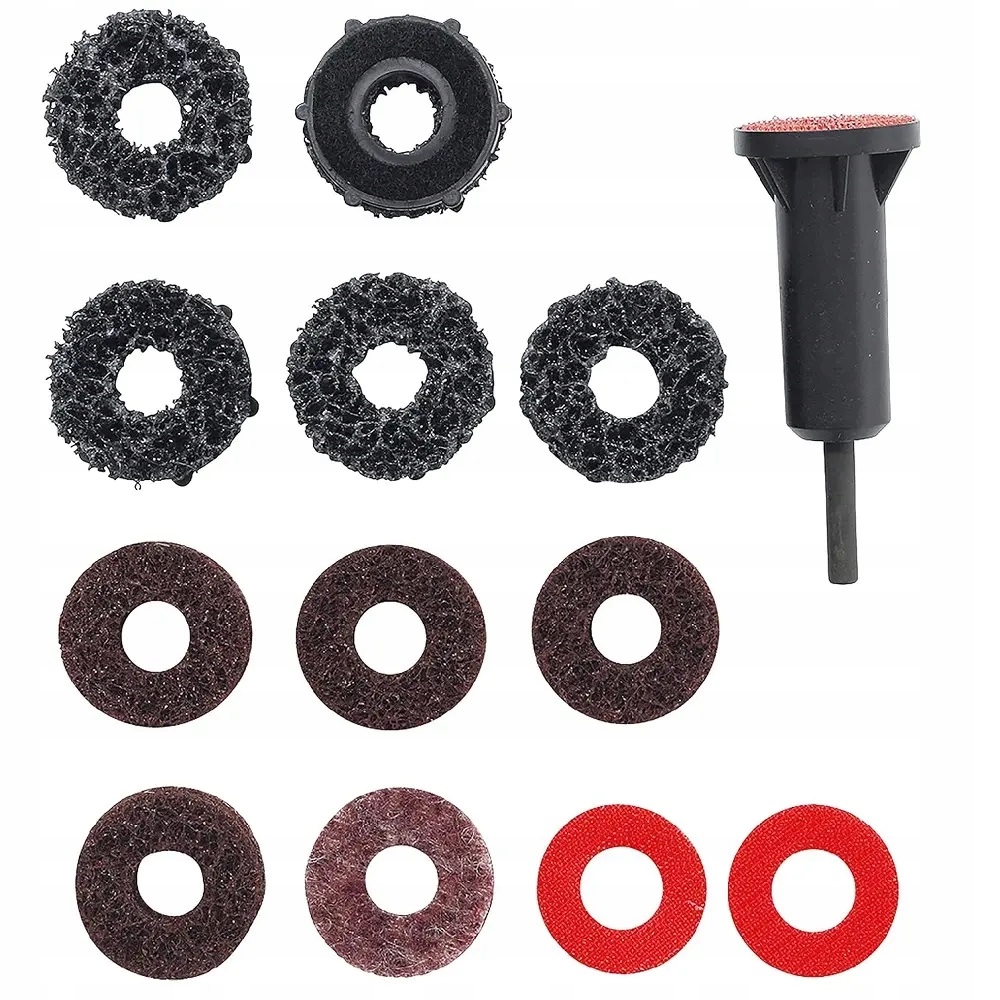 ШЛИФОВАЛЬНЫЕ КРУГИ ДЛЯ ЧИСТКИ СТУПИЦ ШТИФТОВ КОЛЕС НАБОР ИЗ 14 EL.