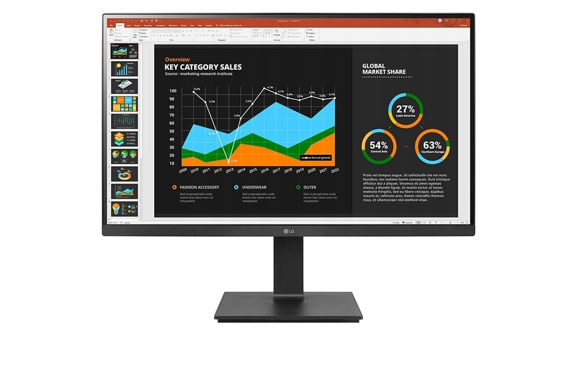 LCD monitor Lg 27BQ75QB-B 27" 2560 x 1440 px Ips Pls