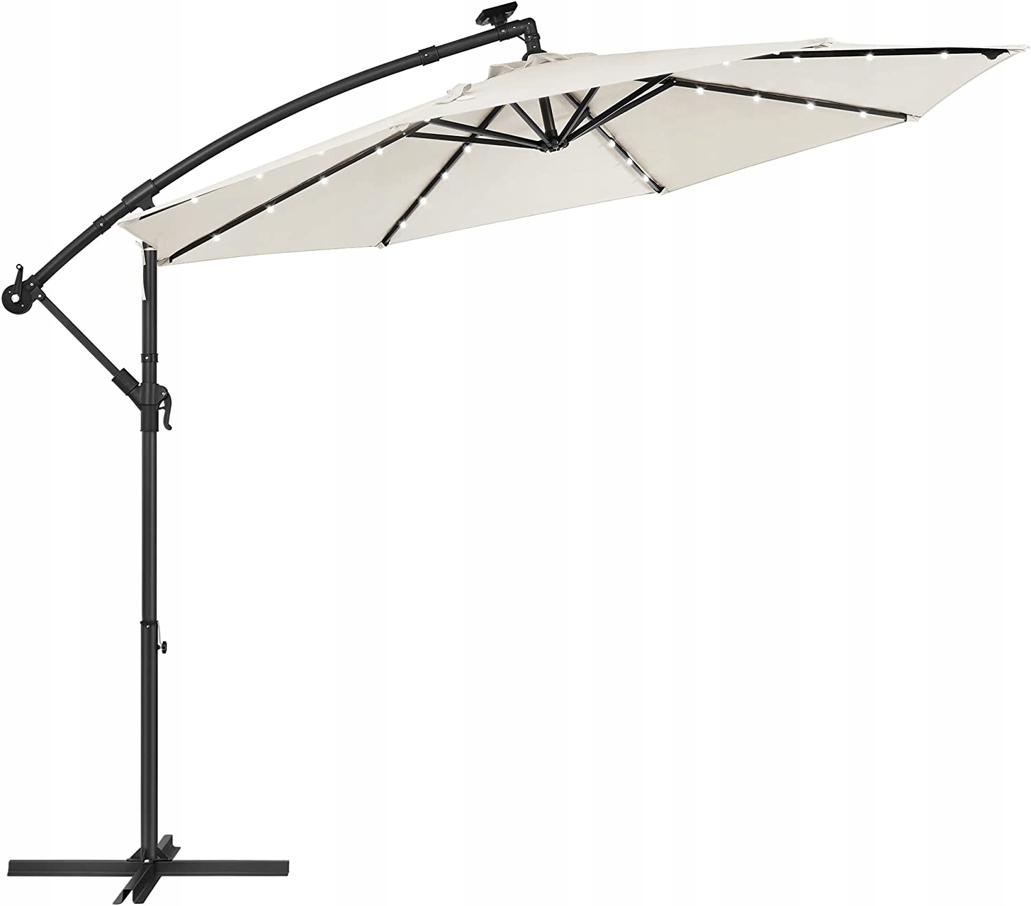 

Parasol Ogrodowy Z Oświetleniem Led Solar