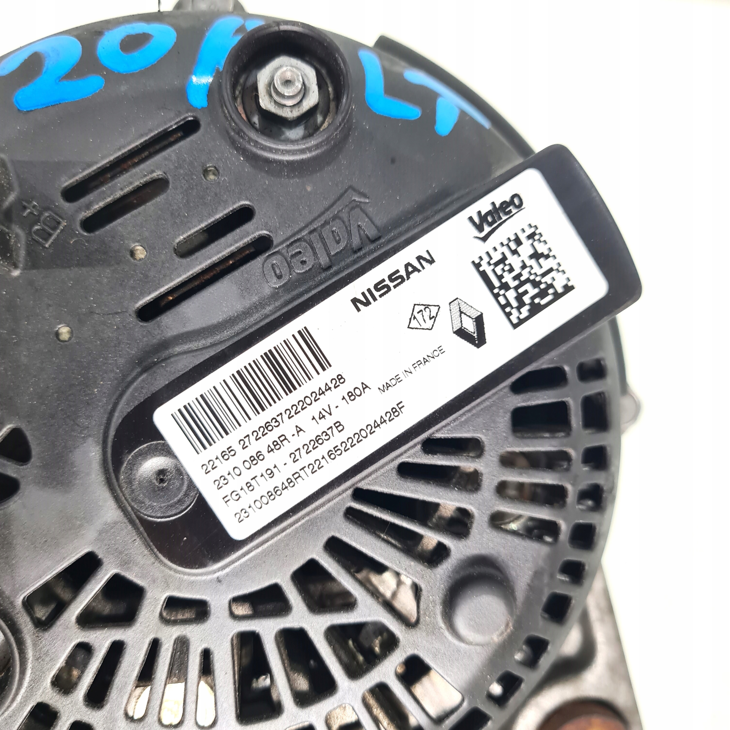 ALTERNATOR RENAULT TRAFIC III IV 2.0 DCI 231008648R
