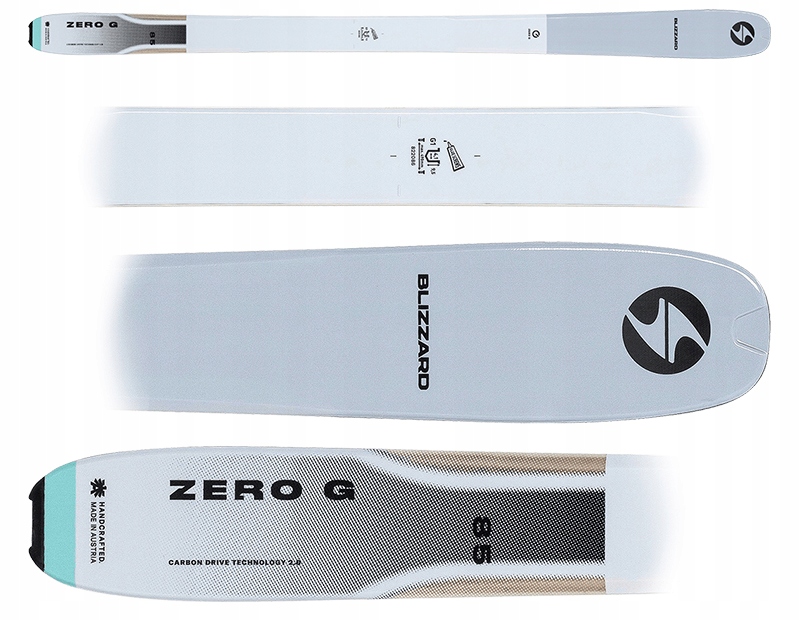 Narty skiturowe Blizzard ZERO G 85 Light Grey 157